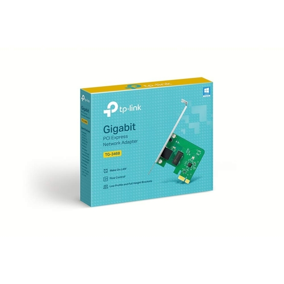 NWT TP-Link Gigabit Ethernet PCI Express Network Card (TG-3468), Network Adapter - Picture 3 of 6